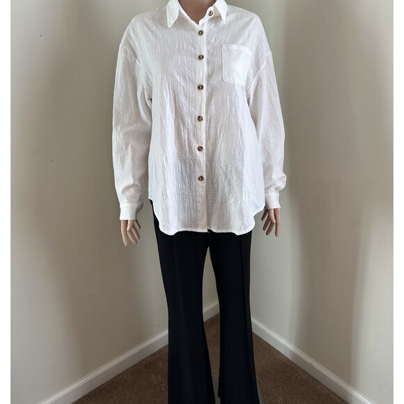 M. Rena  Black Large flared pants with front seems NICE! - Picture 6 of 10